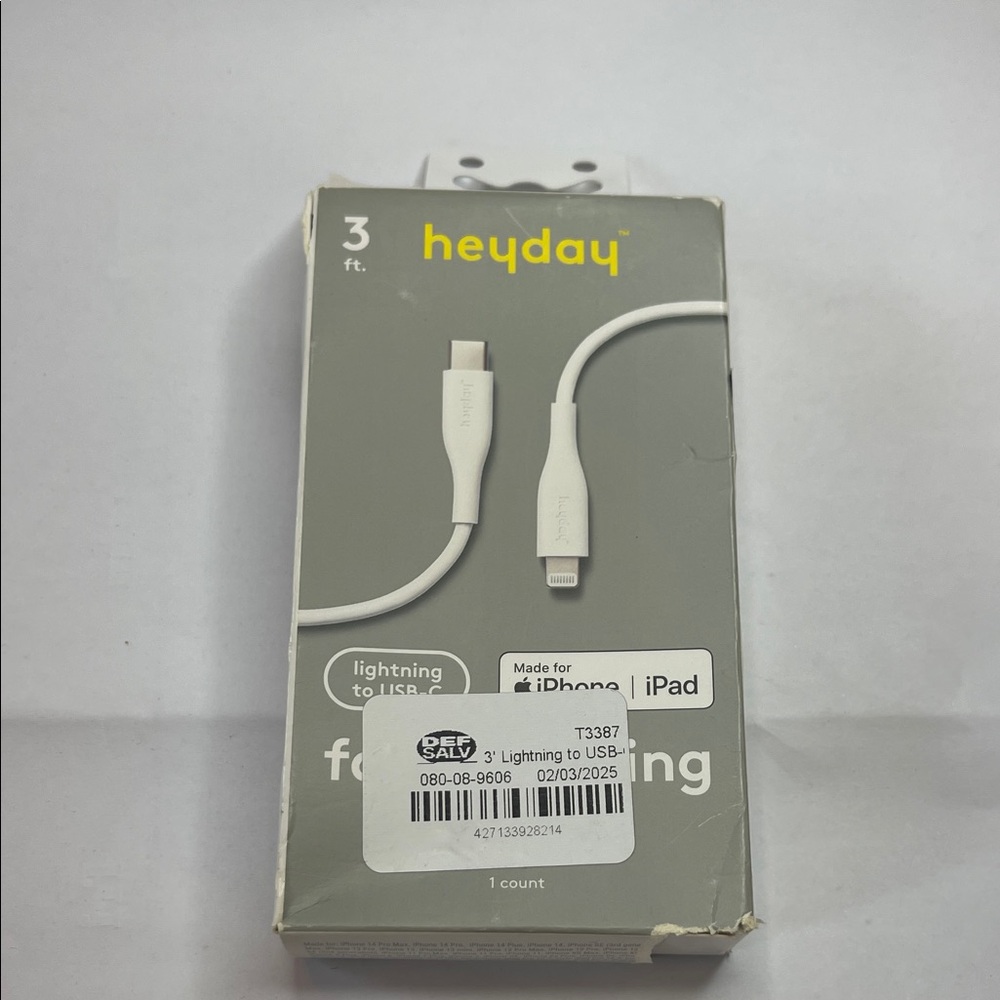 Heyday 3' USB-C to USB-C Cable